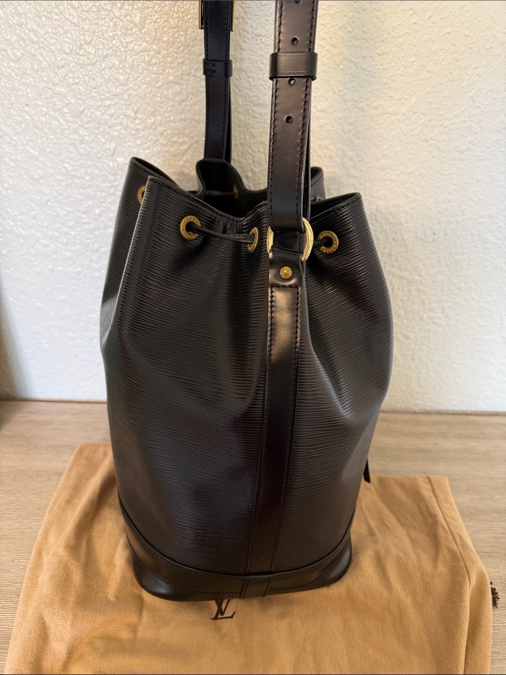 Louis Vuitton Noé Epi Leather Bucket Bag Grand Modéle vintage 2000 - Picture 5 of 13